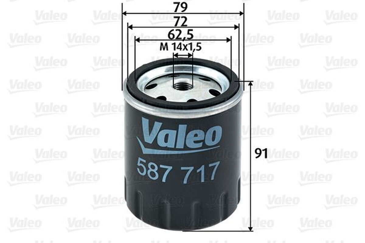 Kraftstofffilter Anschraubfilter VALEO für MERCEDES 123 Stufenheck