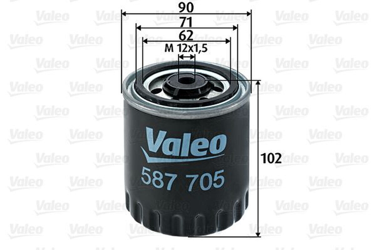 Kraftstofffilter Anschraubfilter VALEO für MERCEDES 124 Stufenheck