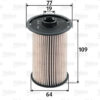 Kraftstofffilter Filtereinsatz VALEO für FORD MONDEO IV