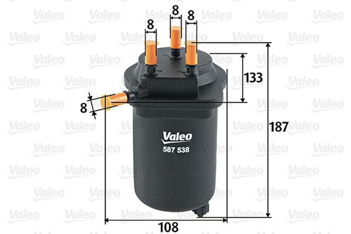 Kraftstofffilter Leitungsfilter VALEO für RENAULT CLIO II