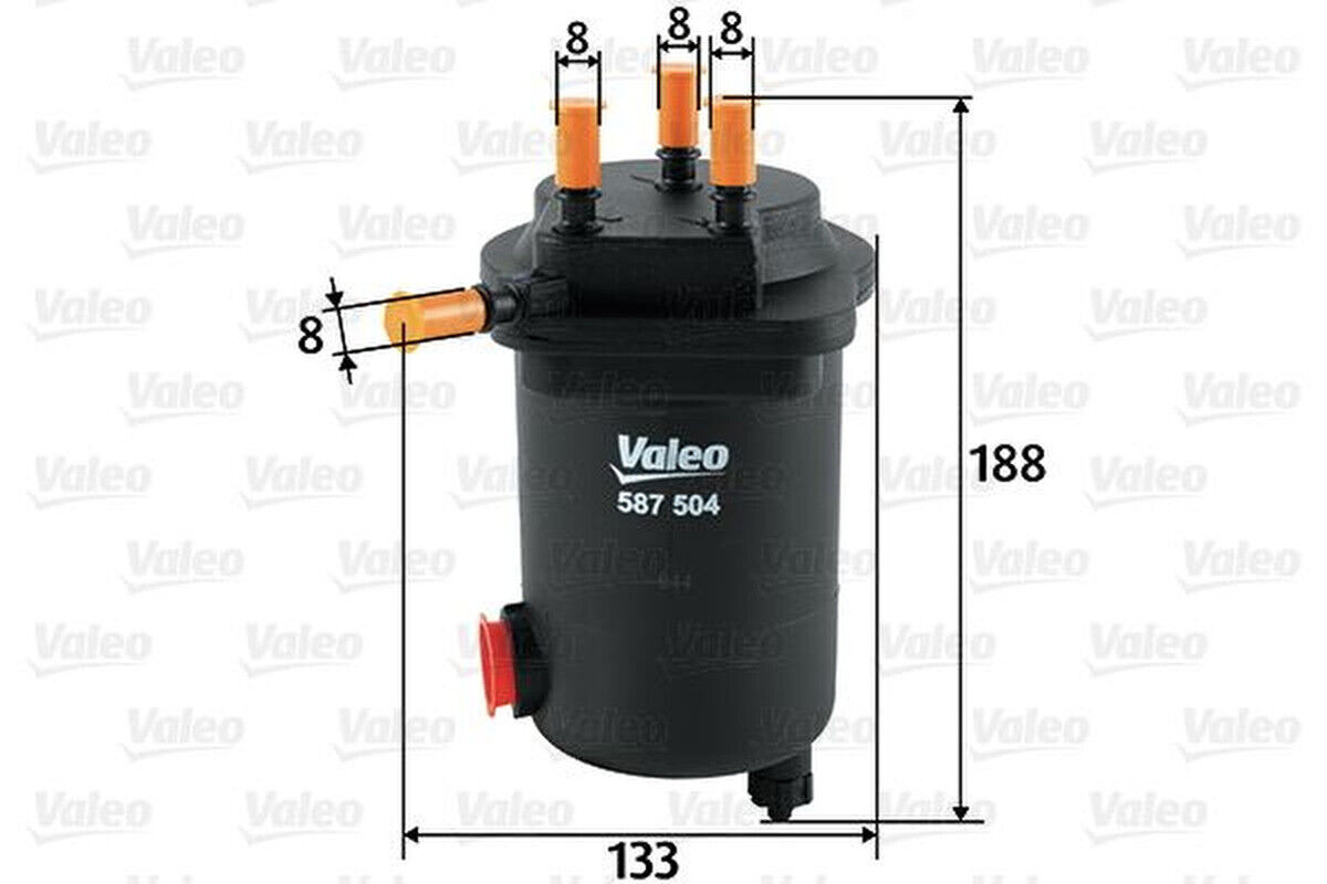 Kraftstofffilter Leitungsfilter VALEO für RENAULT CLIO II