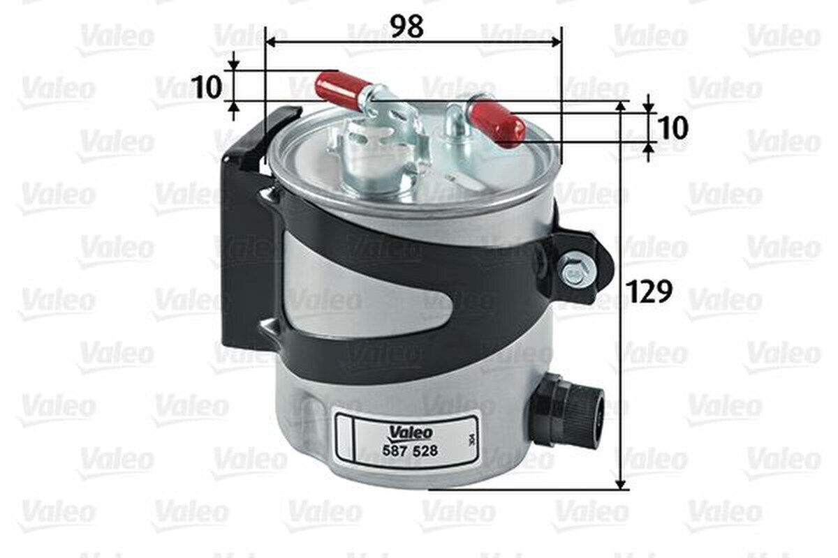 Kraftstofffilter Leitungsfilter VALEO für RENAULT MEGANE II
