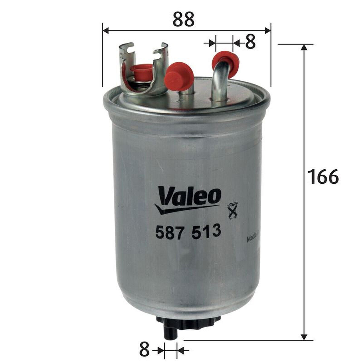 Kraftstofffilter Leitungsfilter VALEO für VW POLO (6N2)