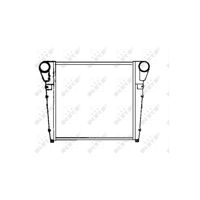 Ladeluftkühler passend für RENAULT TRUCK AE 390.18 96- - NRF 30841