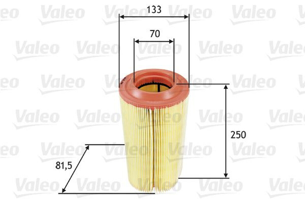Luftfilter Filtereinsatz 133mm VALEO für MERCEDES C-KLASSE