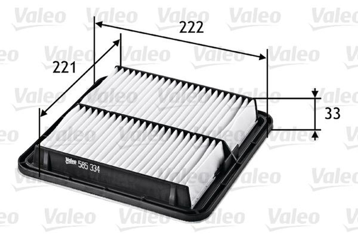 Luftfilter Filtereinsatz 220mm VALEO für LEGACY V
