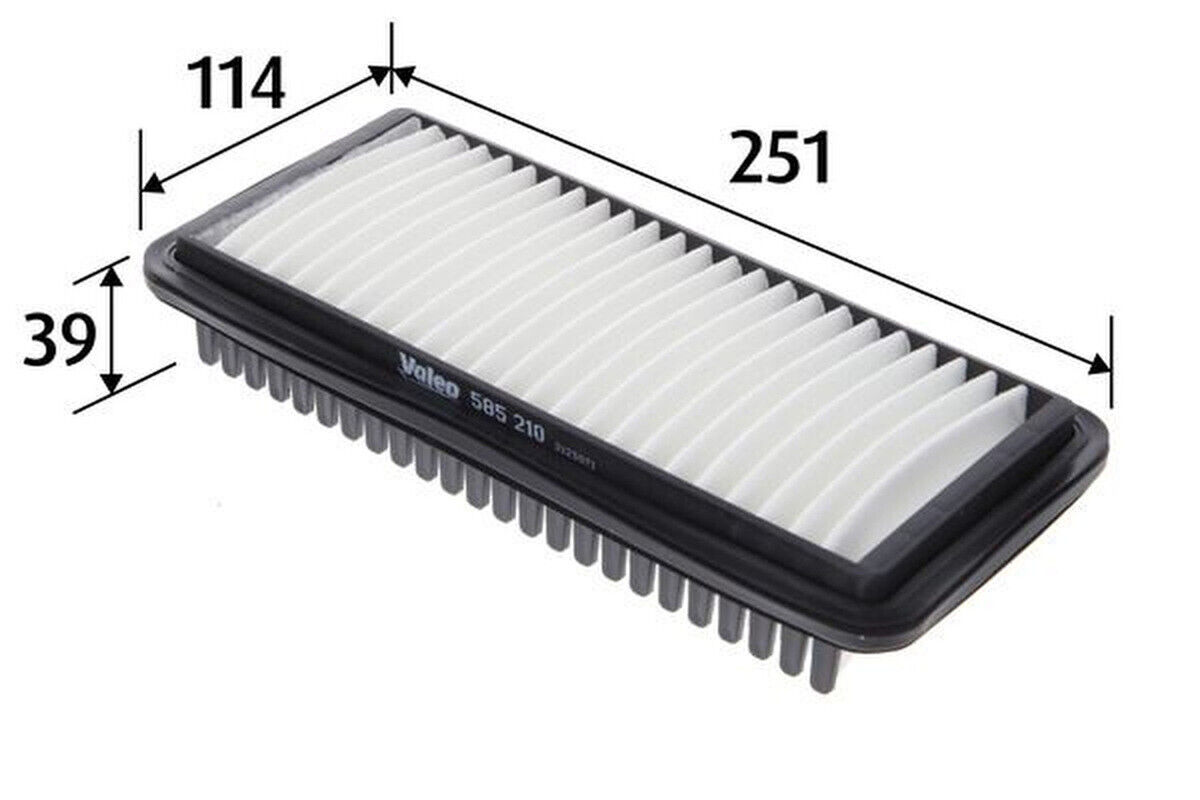 Luftfilter Filtereinsatz 251mm VALEO für KIA PICANTO I