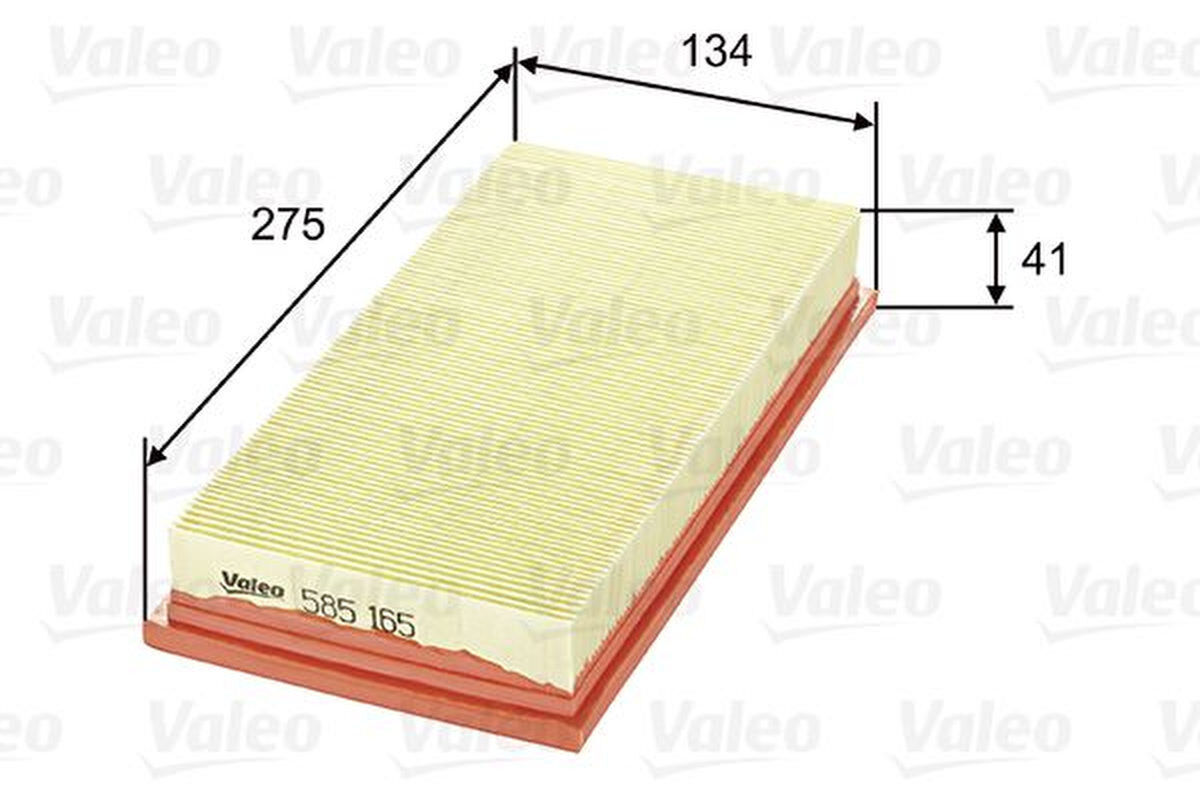 Luftfilter Filtereinsatz 275mm VALEO für VW GOLF I