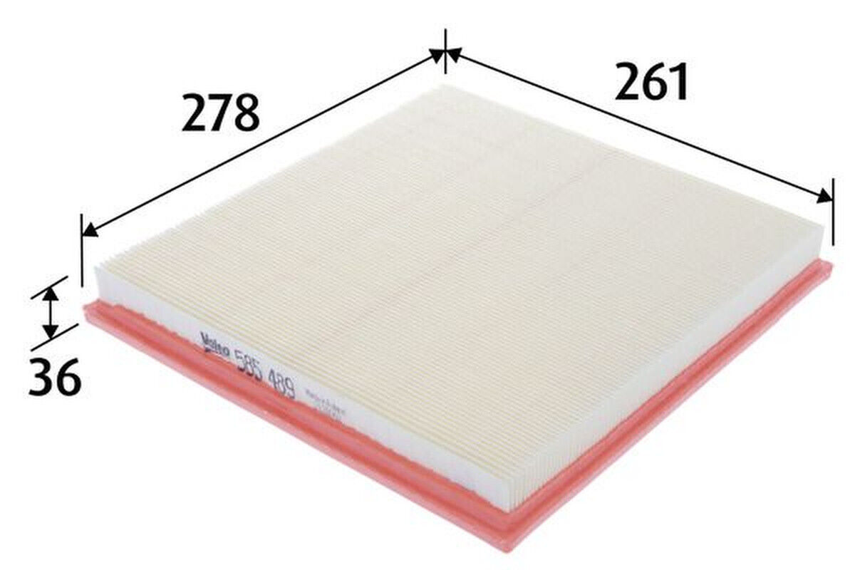 Luftfilter Filtereinsatz 278mm VALEO für BMW 5 (F10)