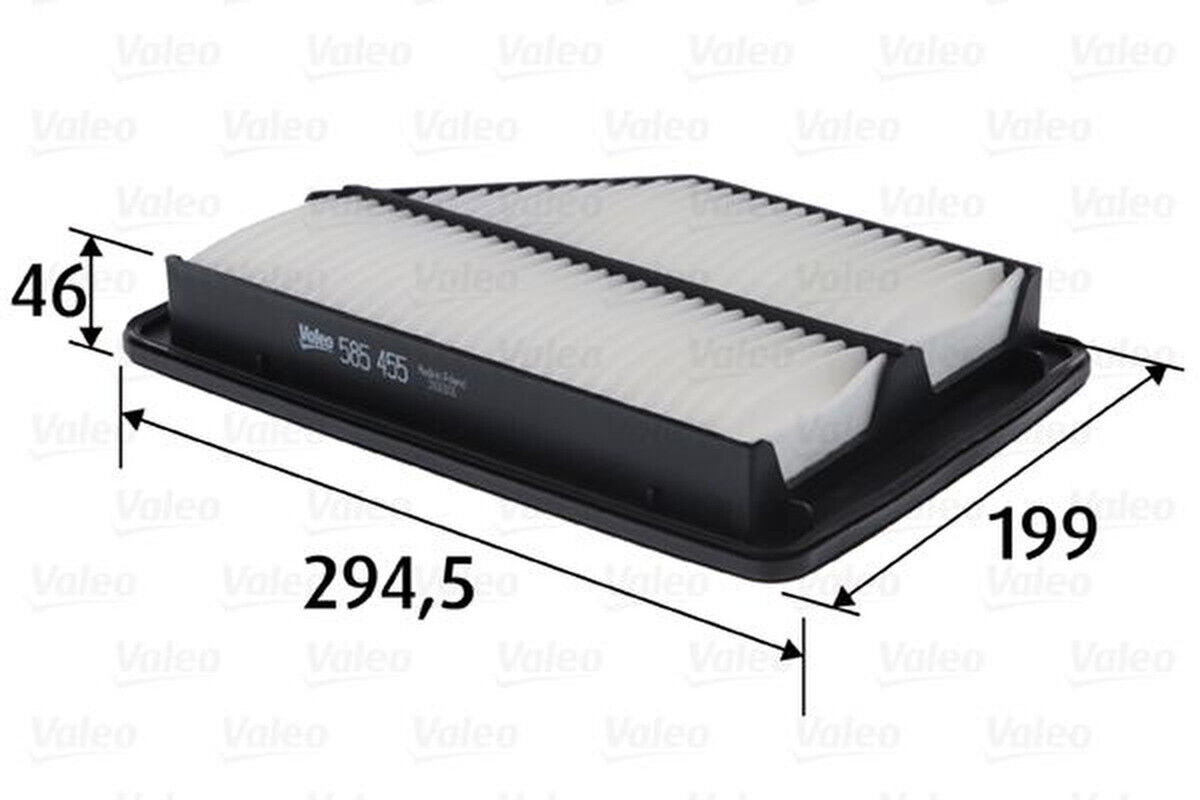 Luftfilter Filtereinsatz 295mm VALEO für HONDA CR-V II