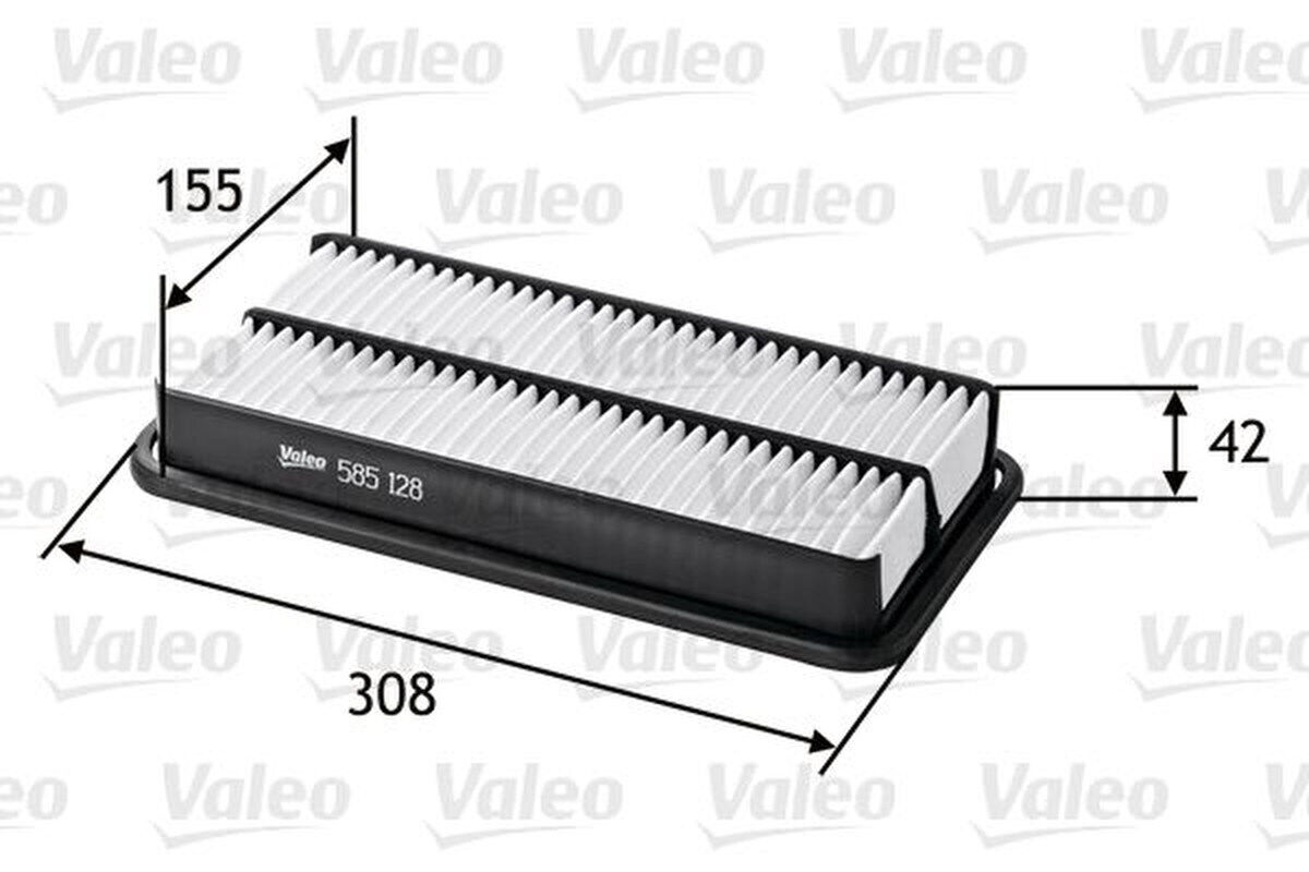 Luftfilter Filtereinsatz 308mm VALEO für TOYOTA CARINA E