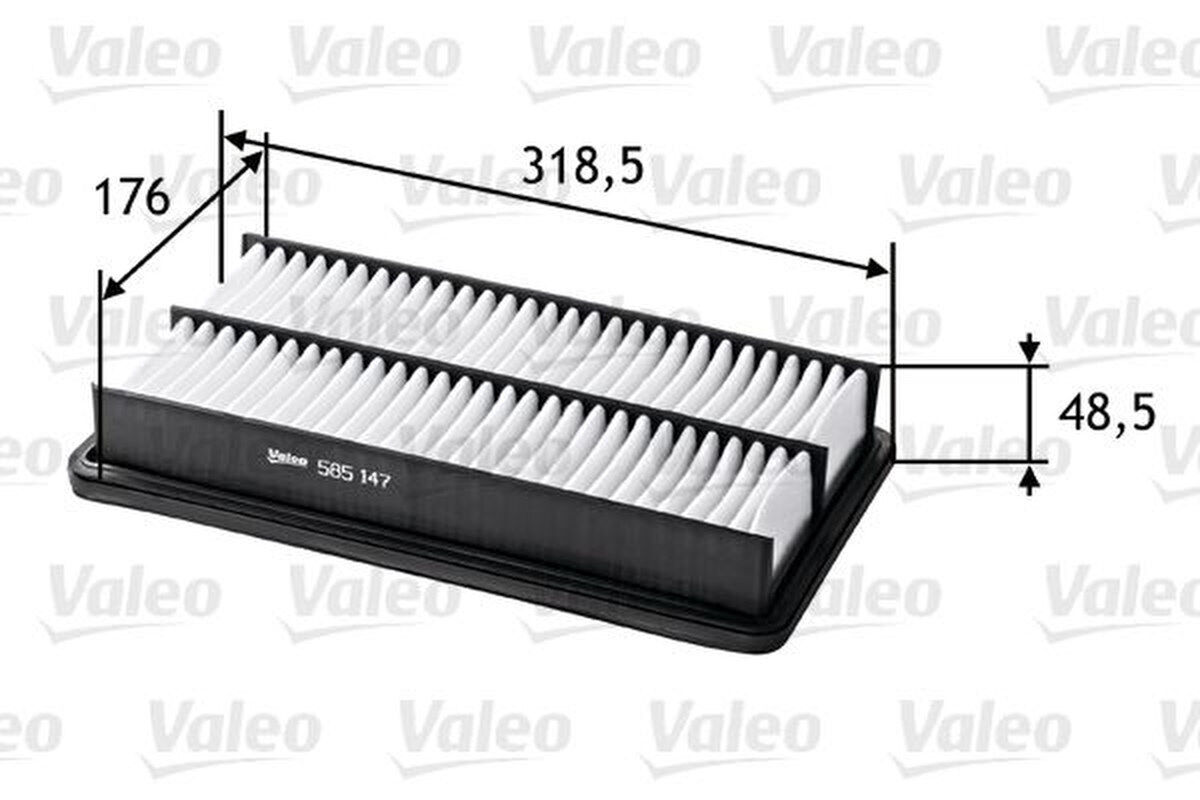 Luftfilter Filtereinsatz 321mm VALEO für MAZDA 6 Sport