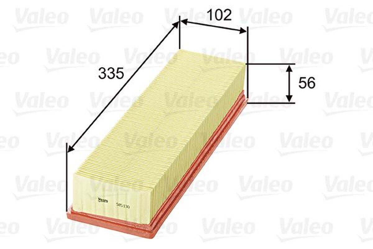Luftfilter Filtereinsatz 335mm VALEO für CITROËN BERLINGO /