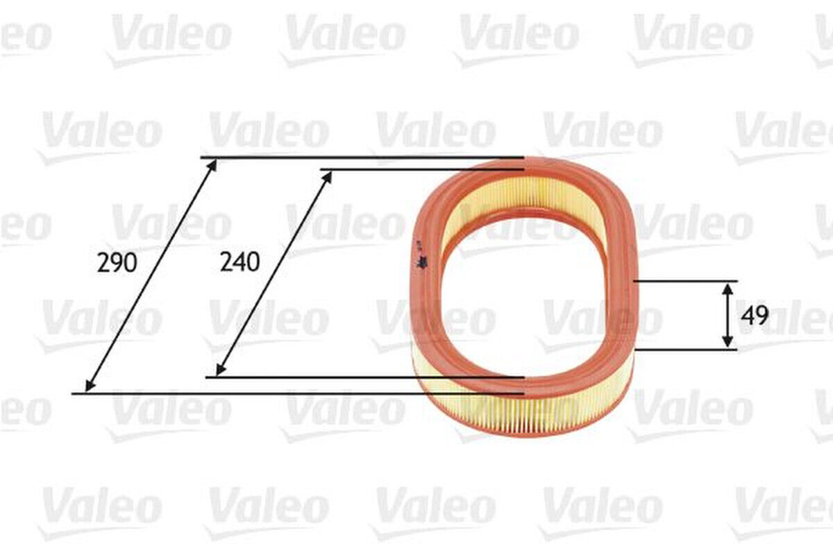 Luftfilter Filtereinsatz VALEO für FORD ESCORT IV