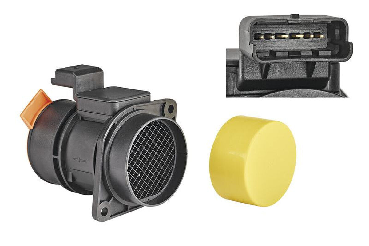 Luftmassenmesser 182mm Hitzdrahtmassensensor 6-polig VALEO für RENAULT MEGANE II