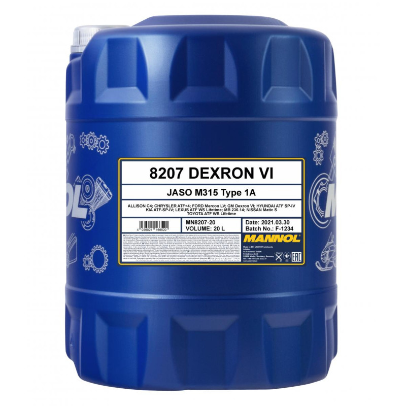 MANNOL ATF Dexron VI 20 Liter