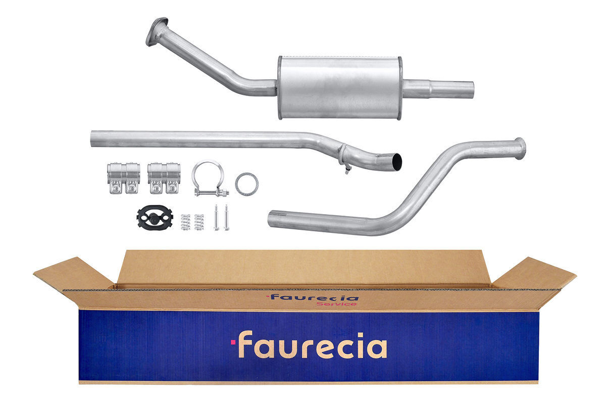 Mittelschalldämpfer Easy2Fit mit Anbauteilen HELLA für CITROEN C4 PEUGEOT 307