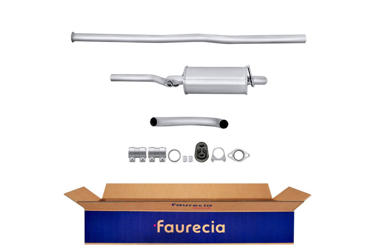 Mittelschalldämpfer Easy2Fit mit Anbauteilen HELLA für FORD ESCORT III IV