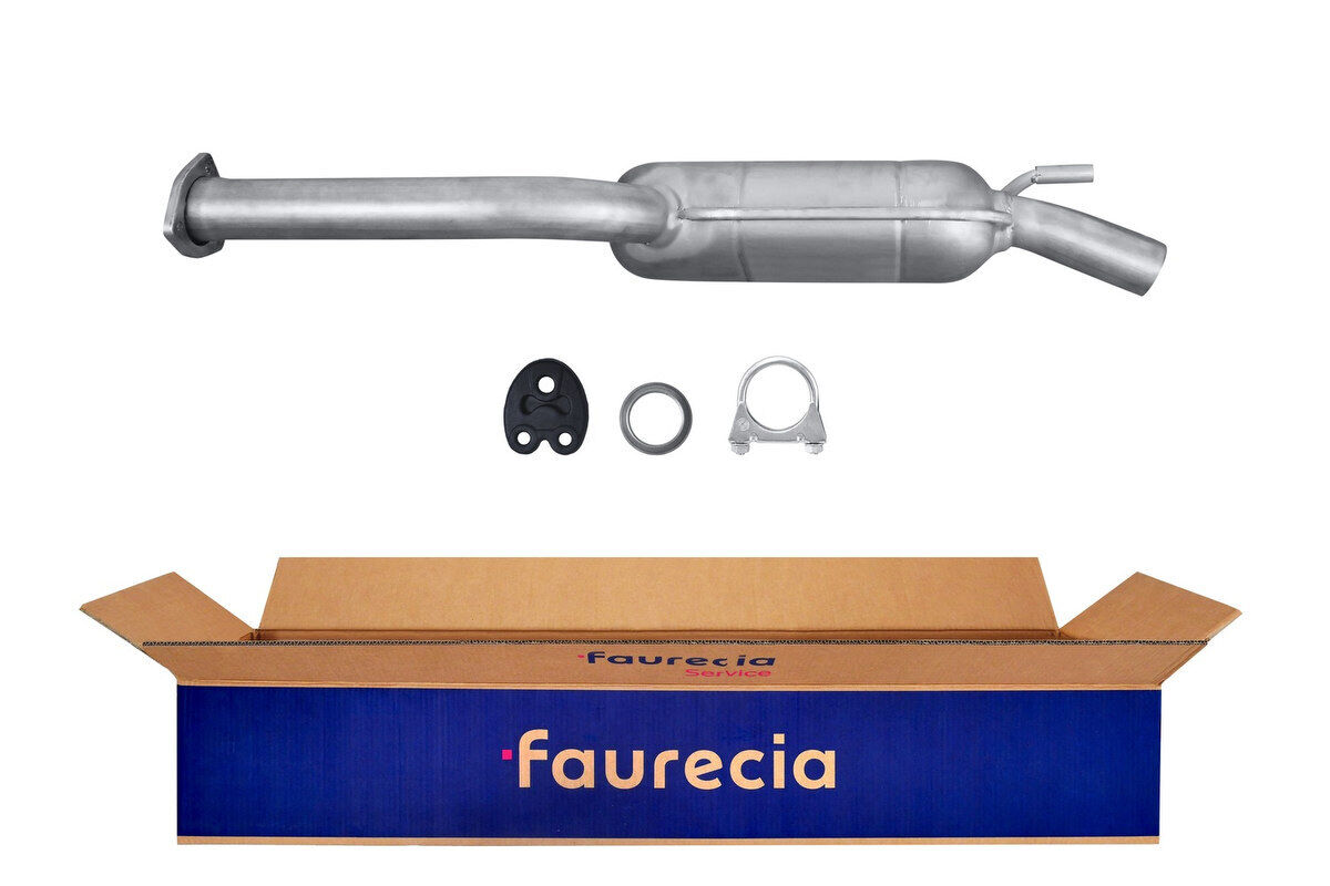 Mittelschalldämpfer Easy2Fit mit Anbauteilen HELLA für MERCEDES 190 (W201)