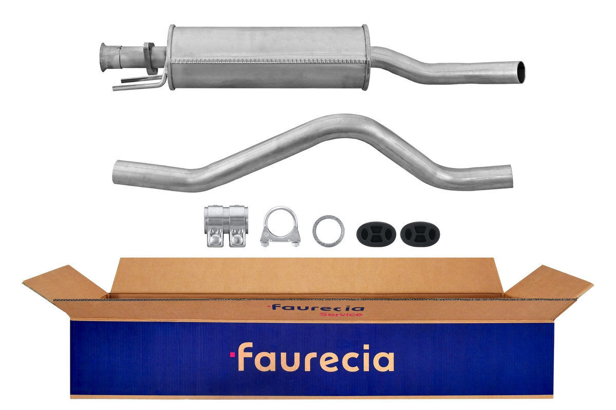 Mittelschalldämpfer Easy2Fit mit Anbauteilen HELLA für OPEL ASTRA F ASTRA G