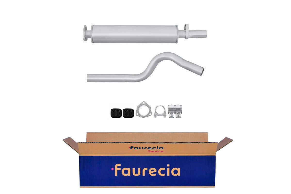 Mittelschalldämpfer Easy2Fit mit Anbauteilen HELLA für OPEL CORSA A CC (S83)