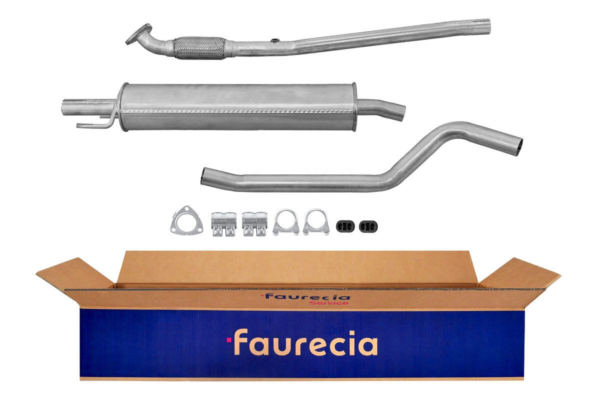 Mittelschalldämpfer Easy2Fit mit Anbauteilen HELLA für OPEL CORSA C TIGRA