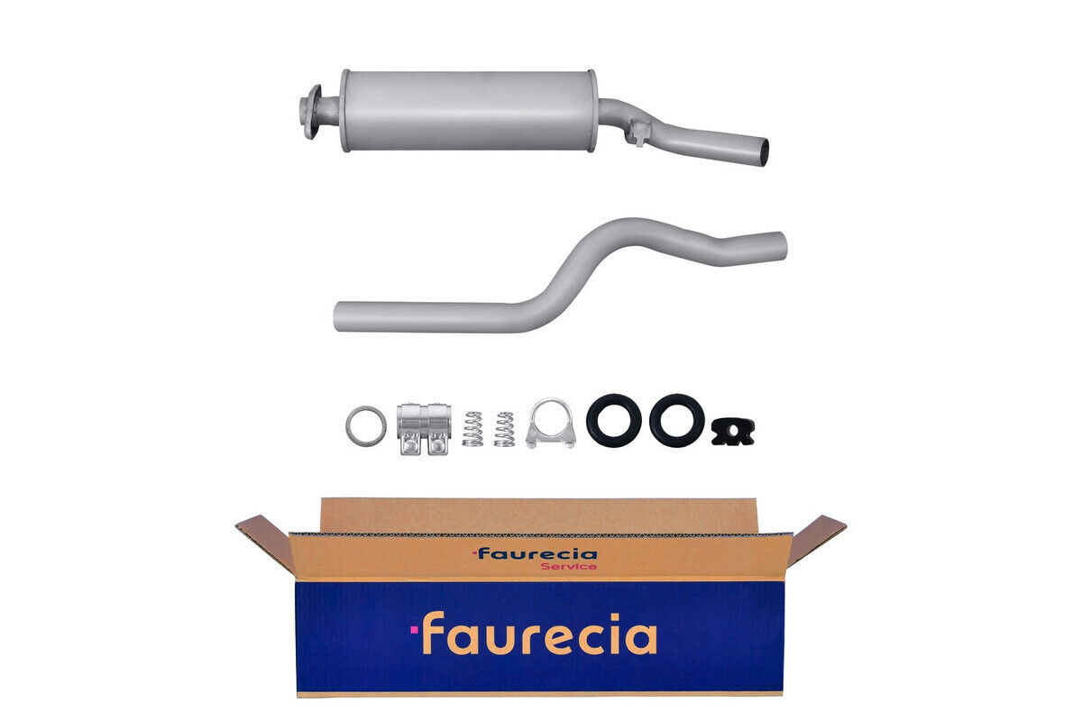 Mittelschalldämpfer Easy2Fit mit Anbauteilen HELLA für OPEL KADETT E CC (T85)