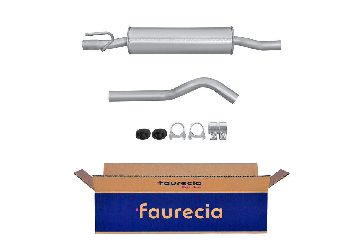 Mittelschalldämpfer Easy2Fit mit Anbauteilen HELLA für OPEL TIGRA (S93)