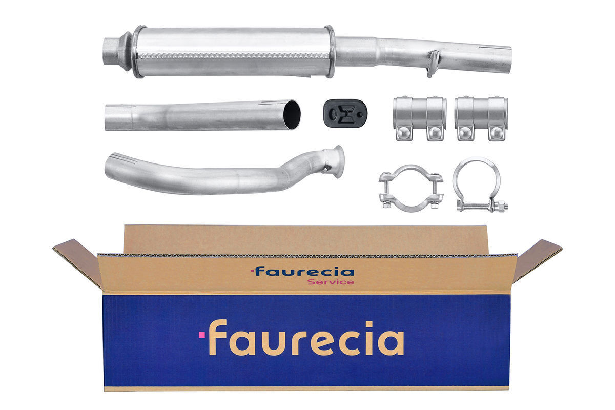 Mittelschalldämpfer Easy2Fit mit Anbauteilen HELLA für PEUGEOT 306