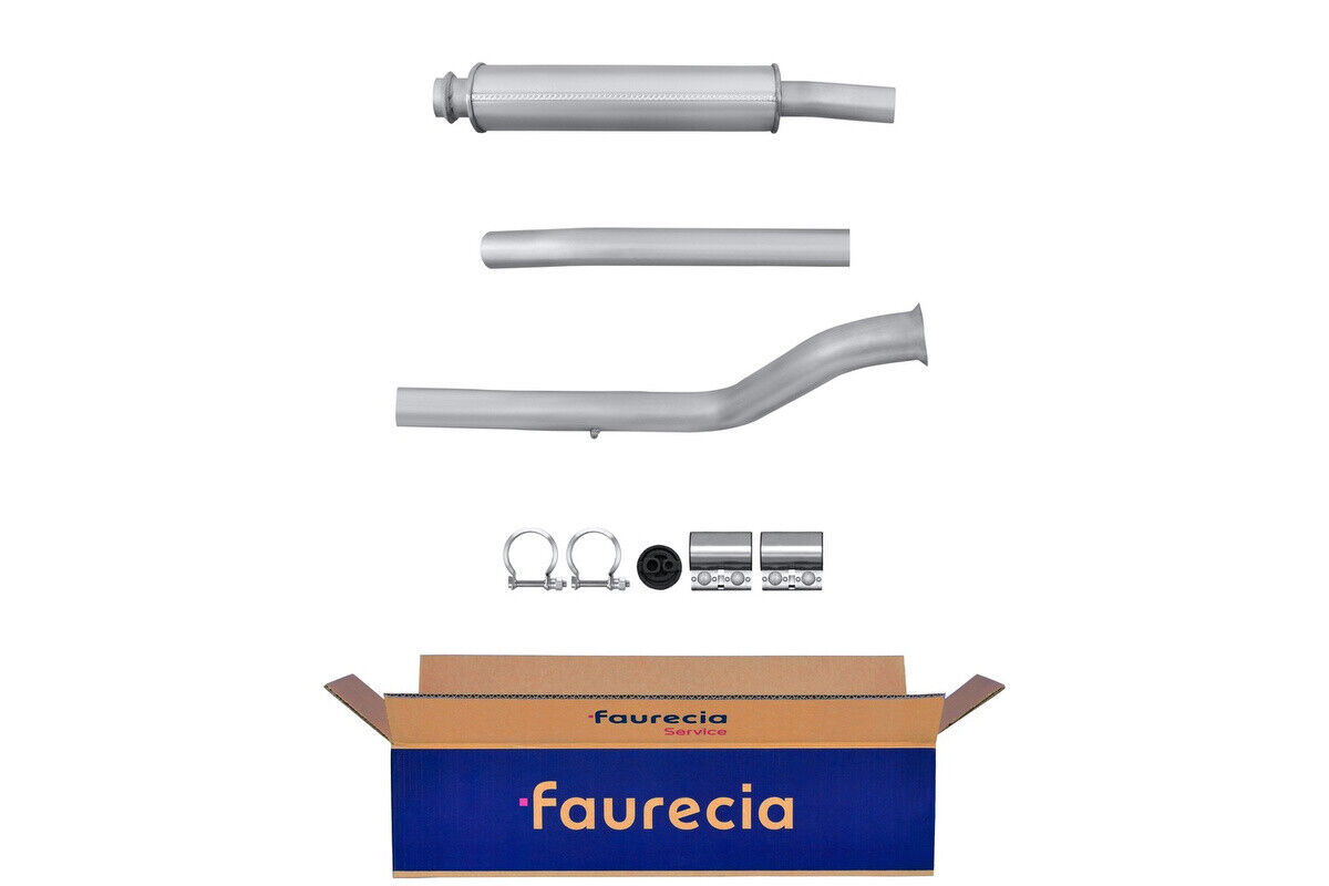Mittelschalldämpfer Easy2Fit mit Anbauteilen HELLA für PEUGEOT 406 (8B) Break