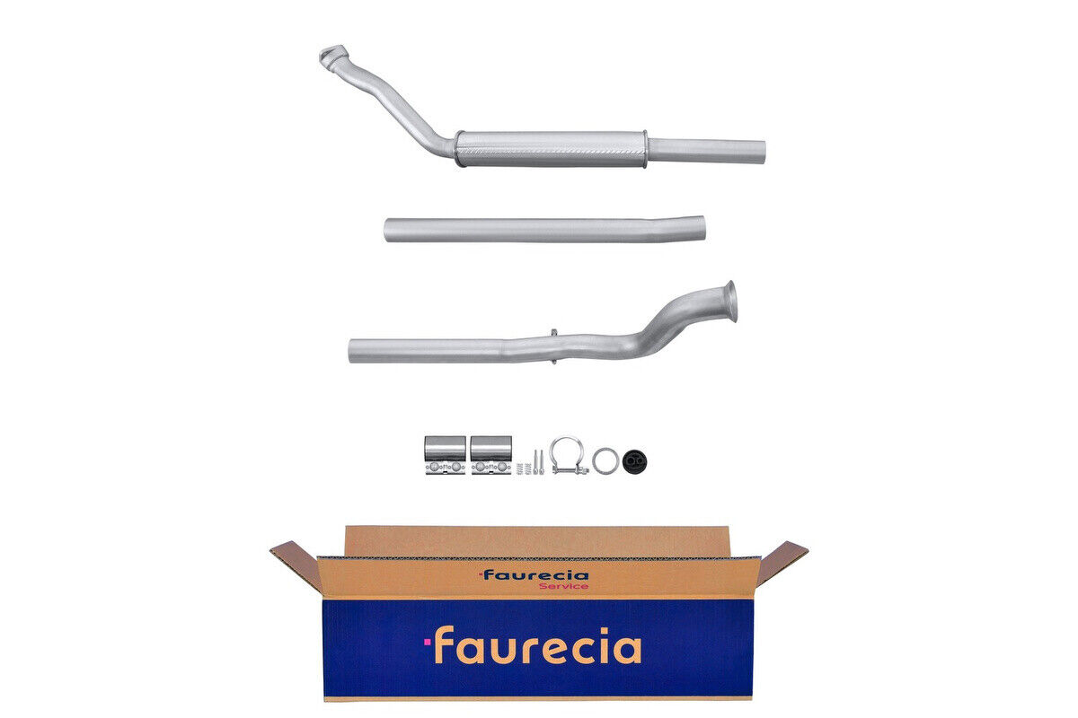 Mittelschalldämpfer Easy2Fit mit Anbauteilen HELLA für PEUGEOT 406 (8B)