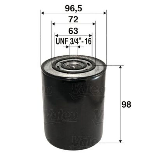Ölfilter Anschraubfilter VALEO für FIAT DUCATO Kasten