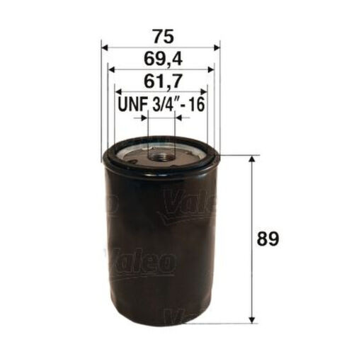 Ölfilter Anschraubfilter VALEO für FORD FOCUS III