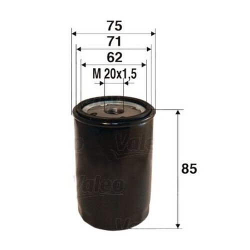 Ölfilter Anschraubfilter VALEO für FORD MONDEO IV