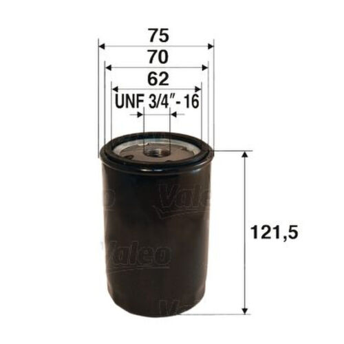 Ölfilter Anschraubfilter VALEO für JEEP CHEROKEE (XJ)