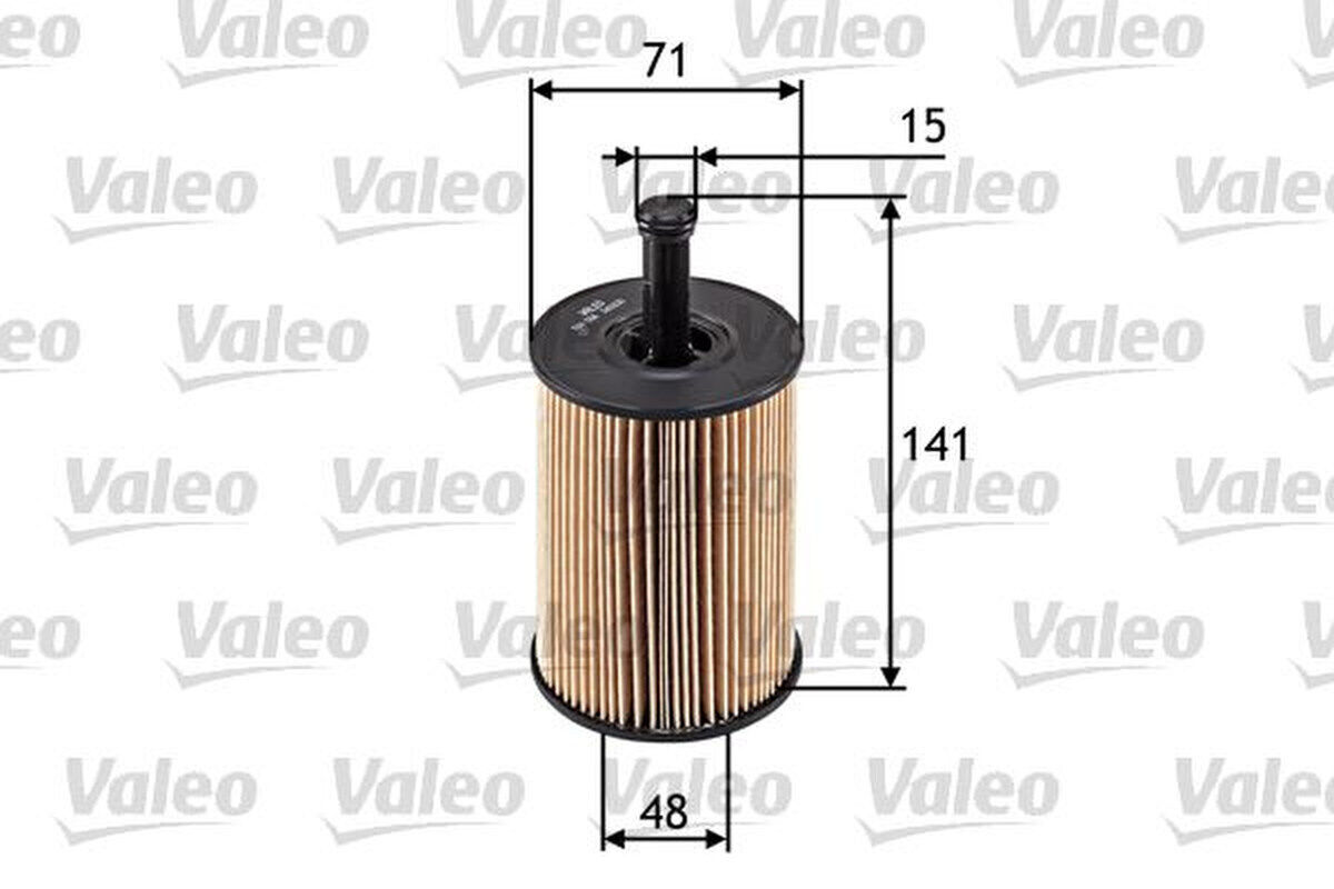 Ölfilter mit Dichtung Filtereinsatz VALEO für VW PASSAT B6