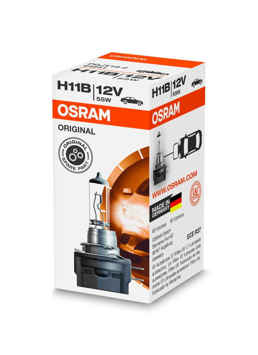 OSRAM ORIGINAL LINE H11B Halogen-Scheinwerferlampen 1350lm 55W