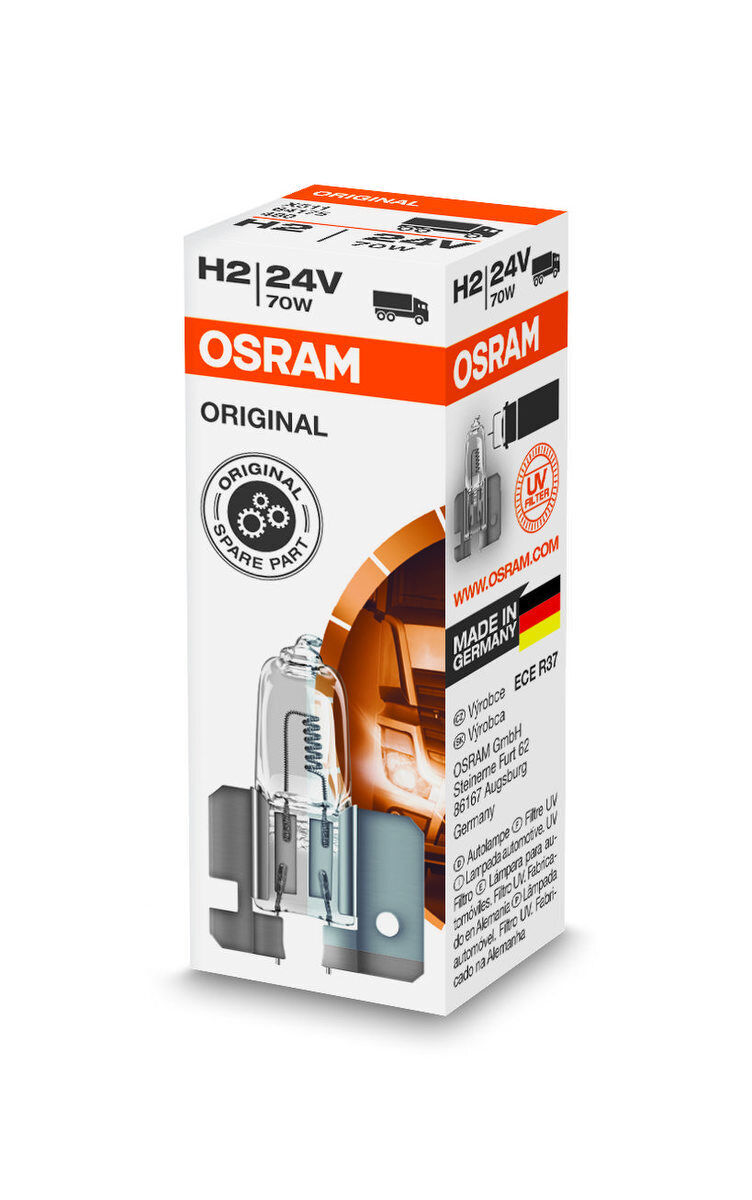 OSRAM ORIGINAL LINE H2 Halogen-Scheinwerferlampen 2150lm