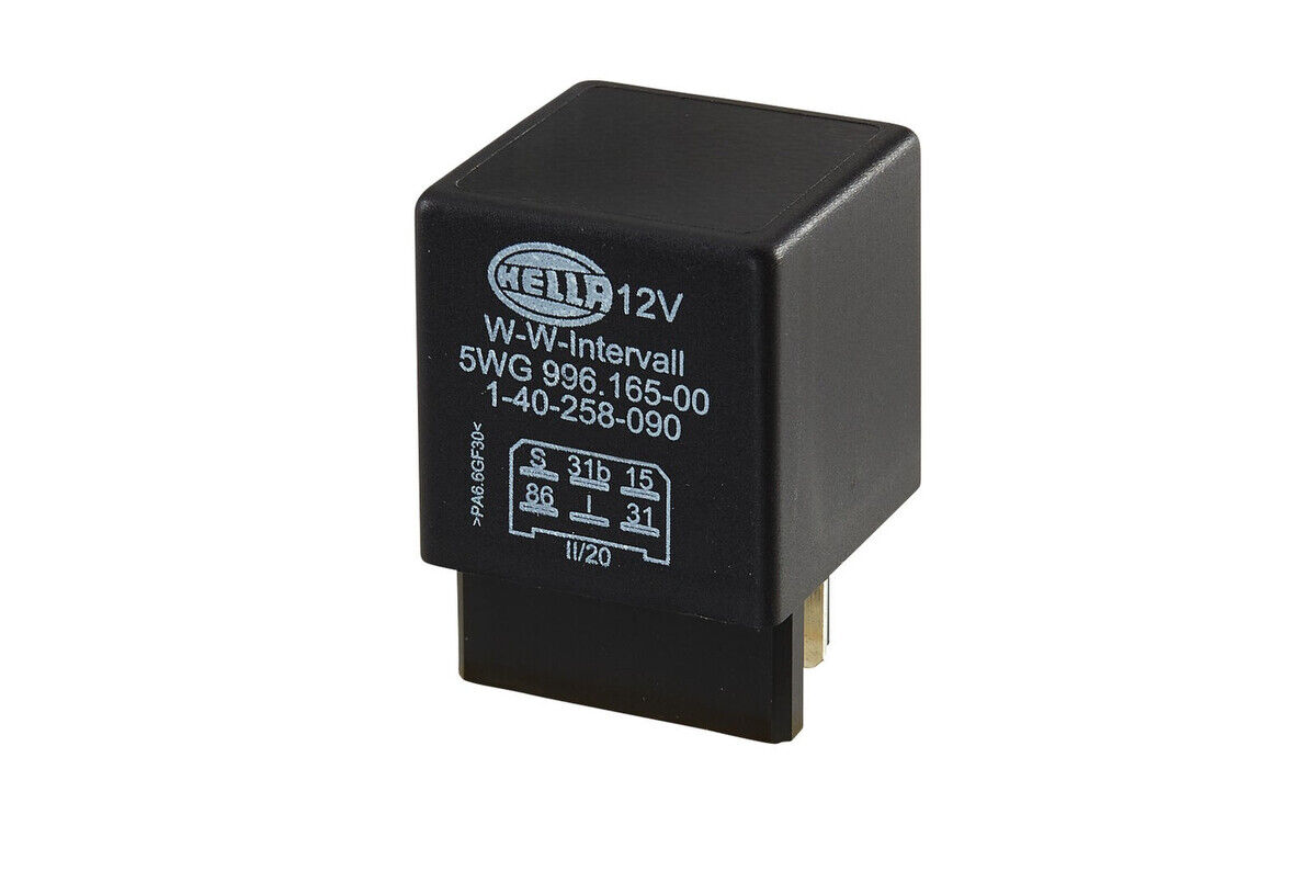 Relais Arbeitsstrom 12V 6-polig HELLA 5WG 996 165-001