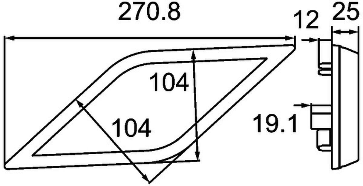 Rückfahrleuchte rechts LED HELLA 2ZR 013 345-121