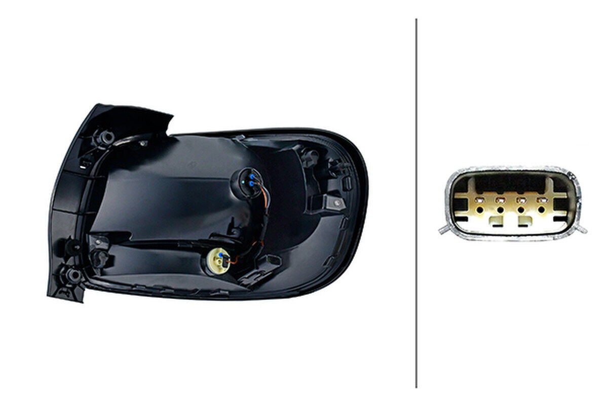 Rücklicht links Glühlampen-Technologie HELLA für CITROEN C3 AIRCROSS II