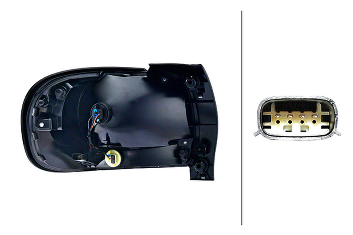 Rücklicht rechts Glühlampen-Technologie HELLA für CITROEN C3 AIRCROSS II