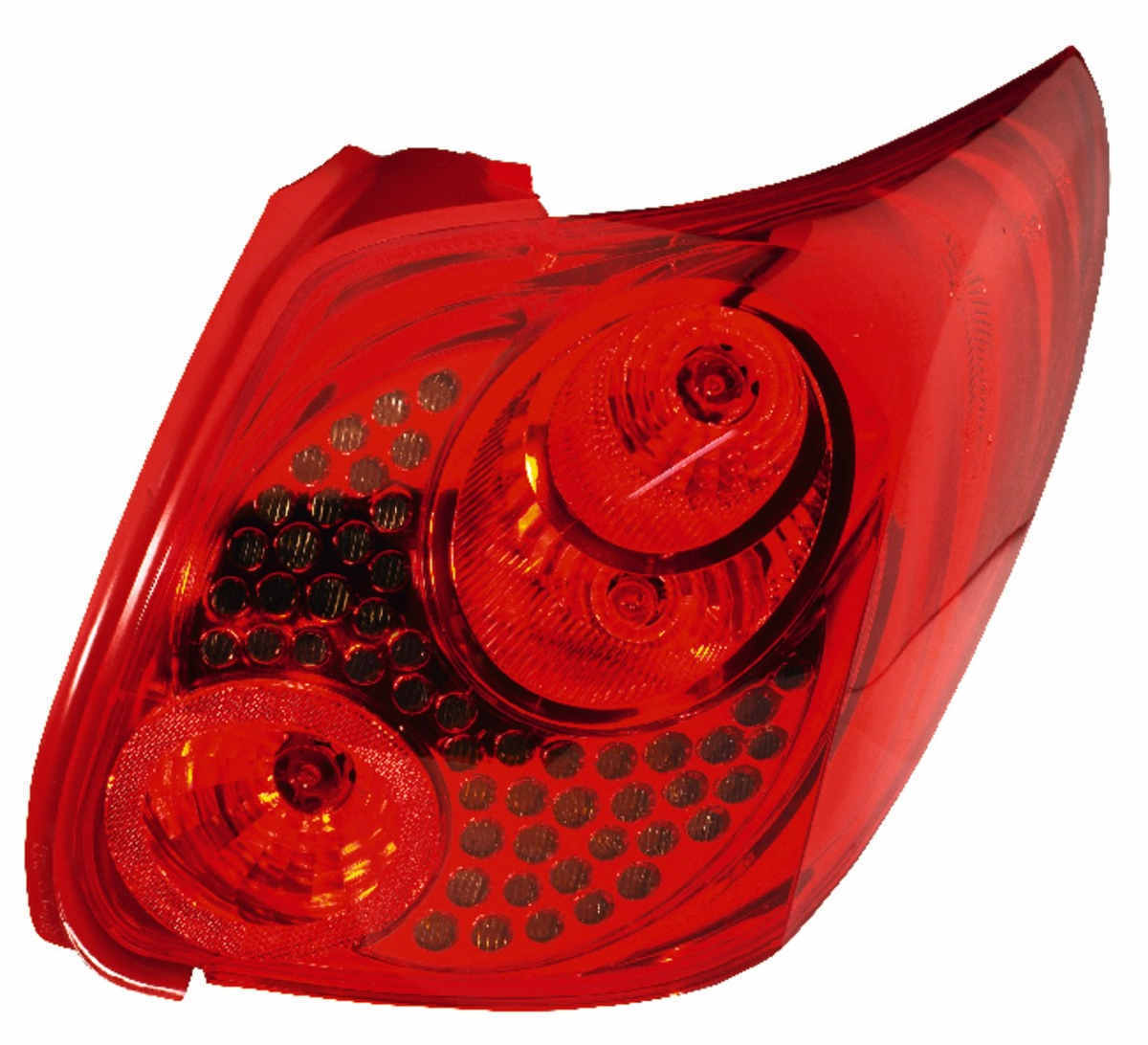 Rücklicht rechts Glühlampen-Technologie HELLA für PEUGEOT 207 SW