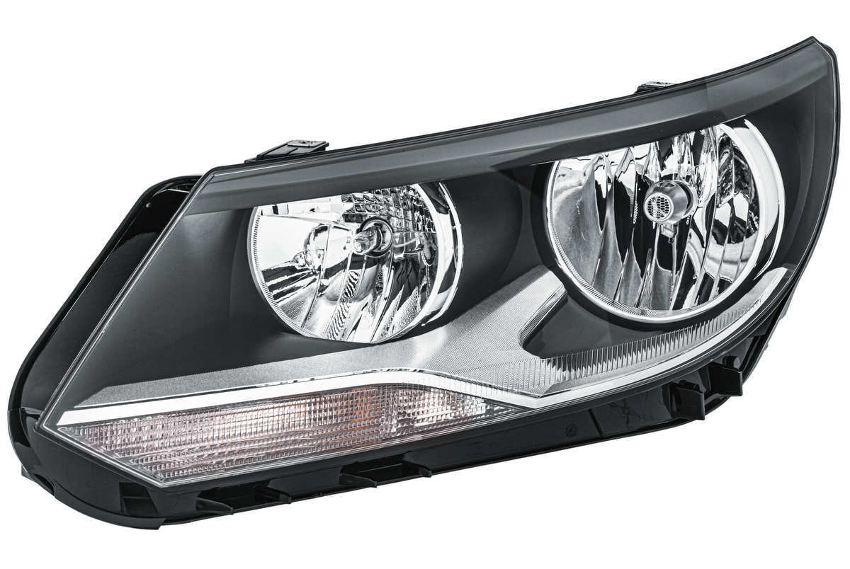 Scheinwerfer links FF Halogen HELLA für VW TIGUAN (5N_)