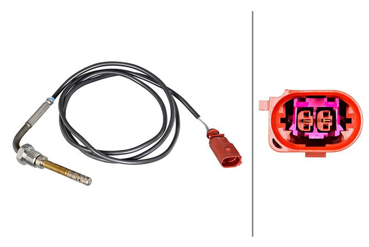 Sensor Abgastemperatur 1.167mm HELLA für PORSCHE CAYENNE