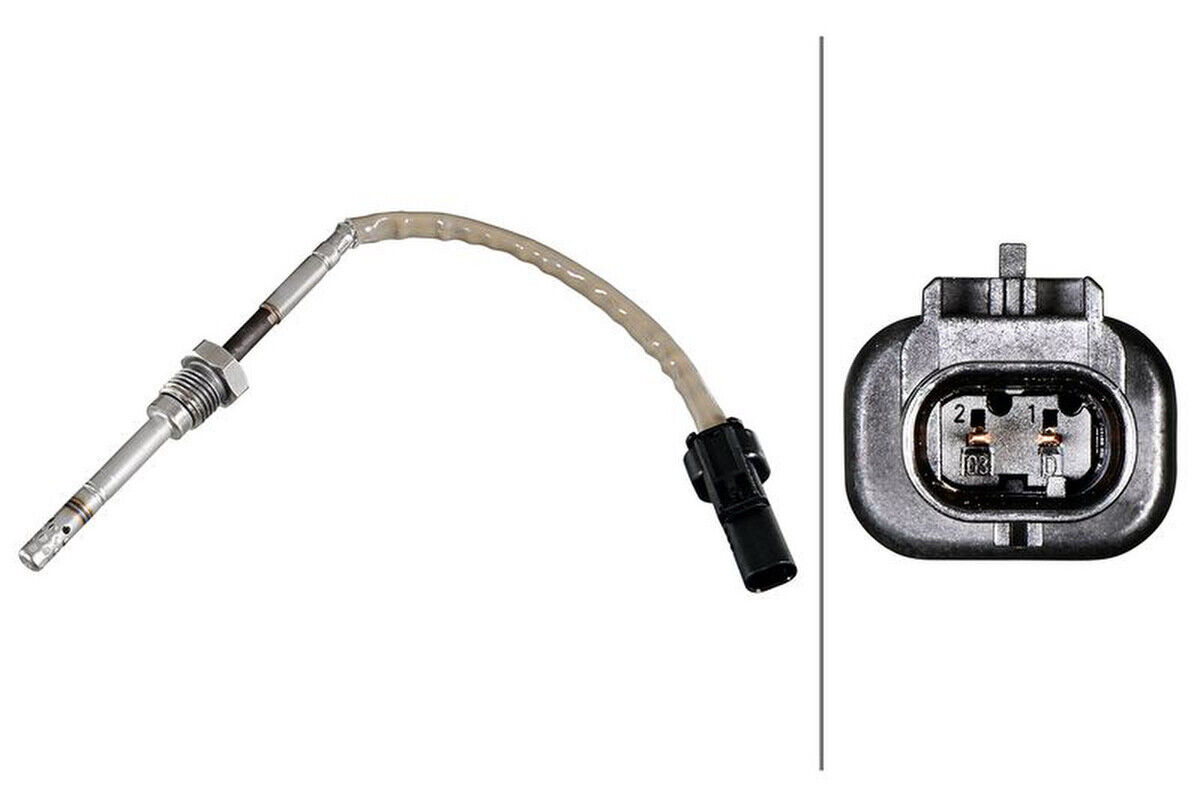 Sensor Abgastemperatur 130mm HELLA für CHEVROLET SILVERADO
