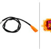 Sensor Abgastemperatur 724mm HELLA für AUDI A4 B8