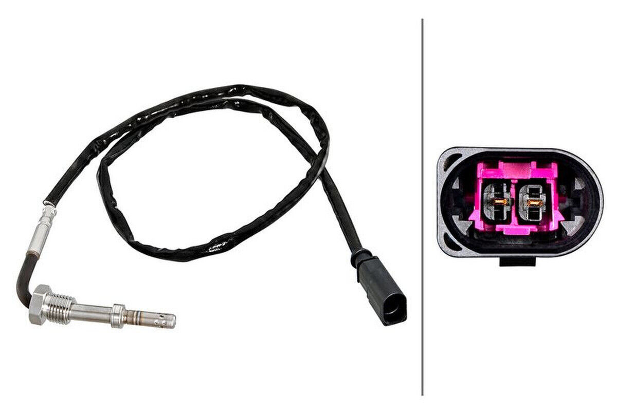 Sensor Abgastemperatur 750mm HELLA für AUDI A3