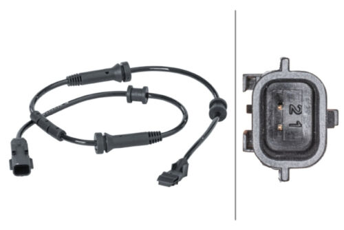 Sensor Raddrehzahl hinten HELLA für RENAULT LAGUNA III Grandtour (KT0/1)