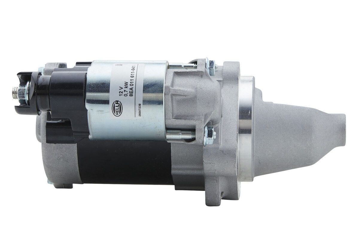 Starter HELLA 0,7kW 9 Zähne Flansch 70mm für HONDA JAZZ II (GD_/ GE3/ GE2)